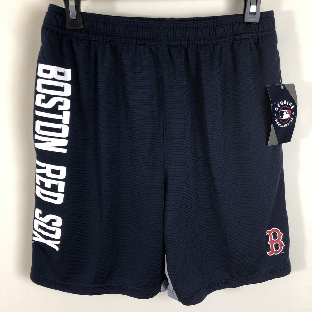 Boston Red Sox MLB Genuine Merchandise Camo Newsies Active Shorts Youth L Navy